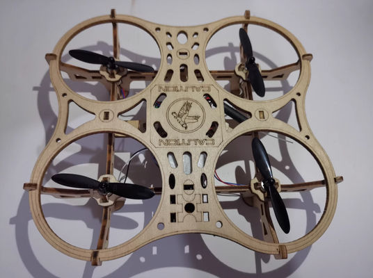 S1 Houten geassembleerde DIY Quad Copter UAV Model School Vliegtuig Model Competitie
